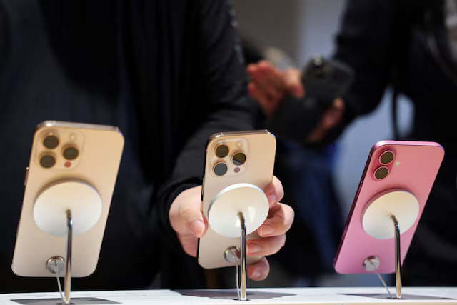 La série iPhone 16. Illustration : Achat de droits de licence Série iPhone 16