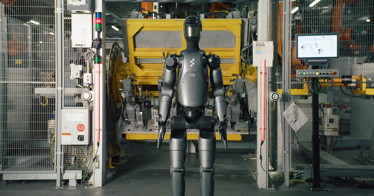 Figure 02. Photo : BMW Le robot Figure 02 à l'usine BMW