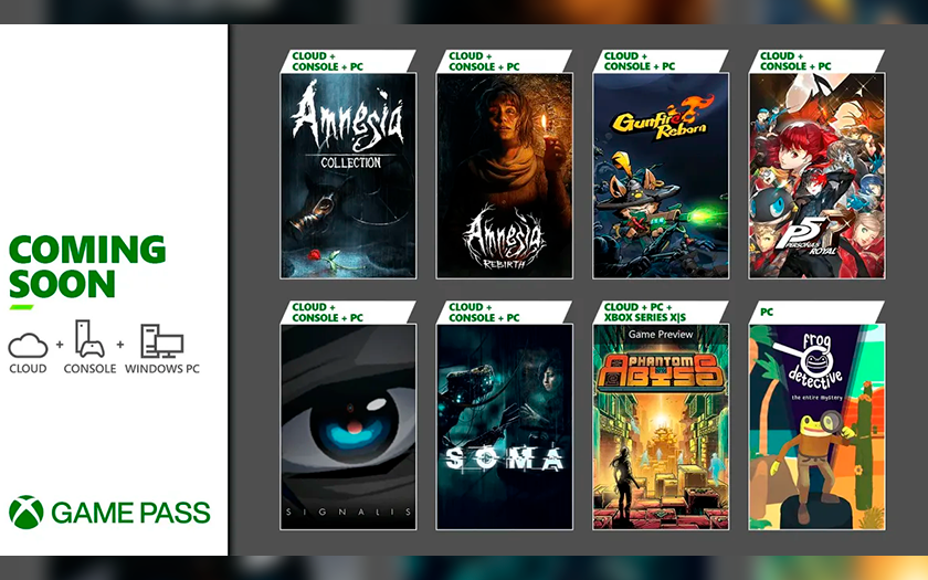 Persona 5 Royal, Soma, Amnesia et autres : La liste des jeux qui rejoindront la bibliothèque du Xbox Game Pass du 20 au 27 octobre.-2 Persona 5 Royal, Soma, Amnesia et autres : La liste des jeux qui rejoindront la bibliothèque du Xbox Game Pass du 20 au 27 octobre.-2