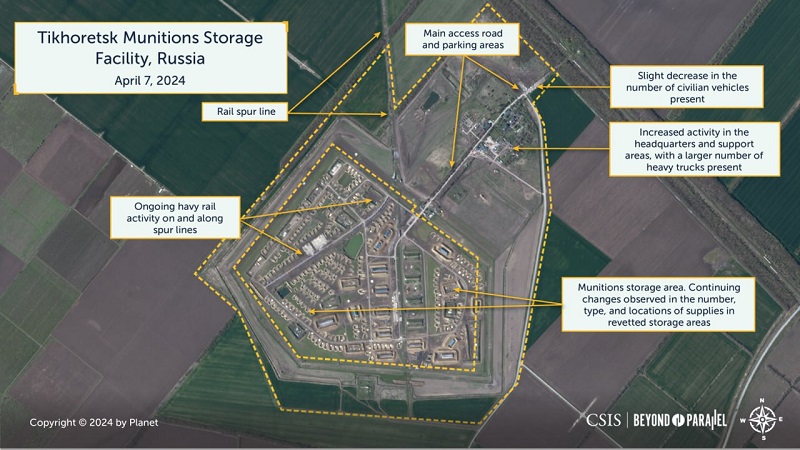 L'Ukraine a lancé une nouvelle frappe sur une base de stockage de munitions d'artillerie : cette fois, c'est une installation militaire de la région de Krasnodar qui a été touchée (vidéo).-2 L'Ukraine a lancé une nouvelle frappe sur une base de stockage de munitions d'artillerie : cette fois, c'est une installation militaire de la région de Krasnodar qui a été touchée (vidéo).-2