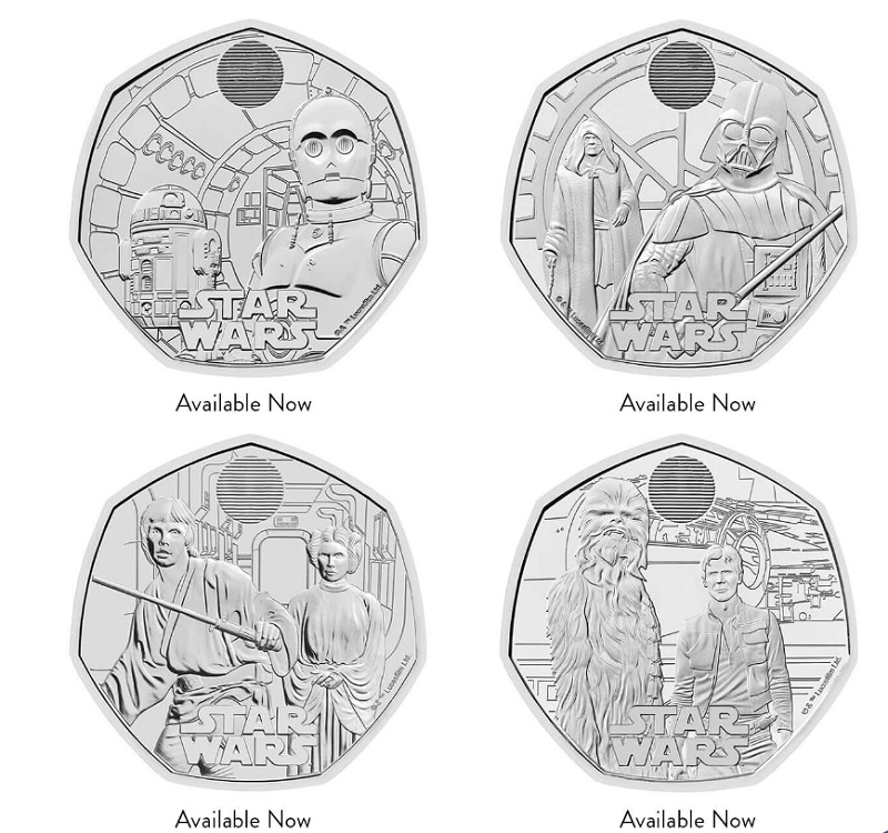 Un cadeau royal pour les fans de Star Wars : la Monnaie britannique a sorti une collection numismatique à l'effigie des personnages de la saga cinématographique emblématique.-3 Un cadeau royal pour les fans de Star Wars : la Monnaie britannique a sorti une collection numismatique à l'effigie des personnages de la saga cinématographique emblématique.-3