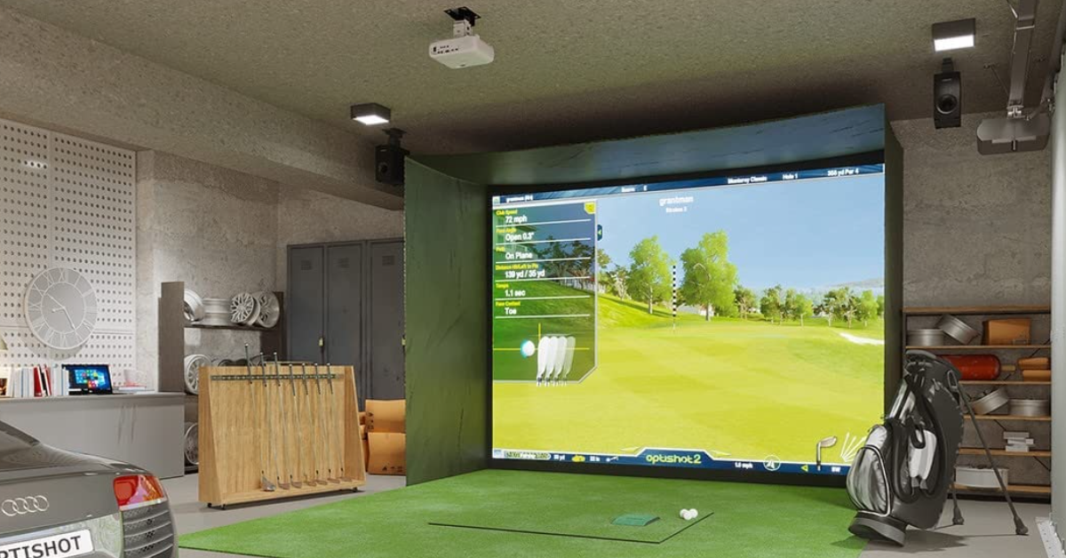 projector golf simulator projector golf simulator