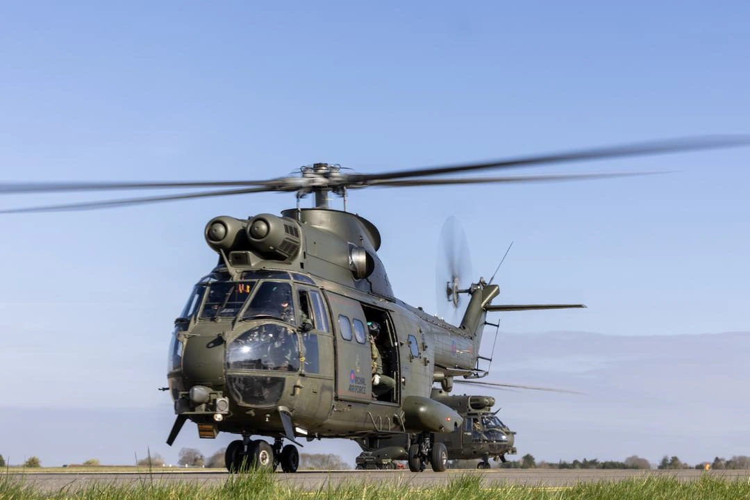 Le SA 330 Puma britannique. Illustration : Royal Air Force