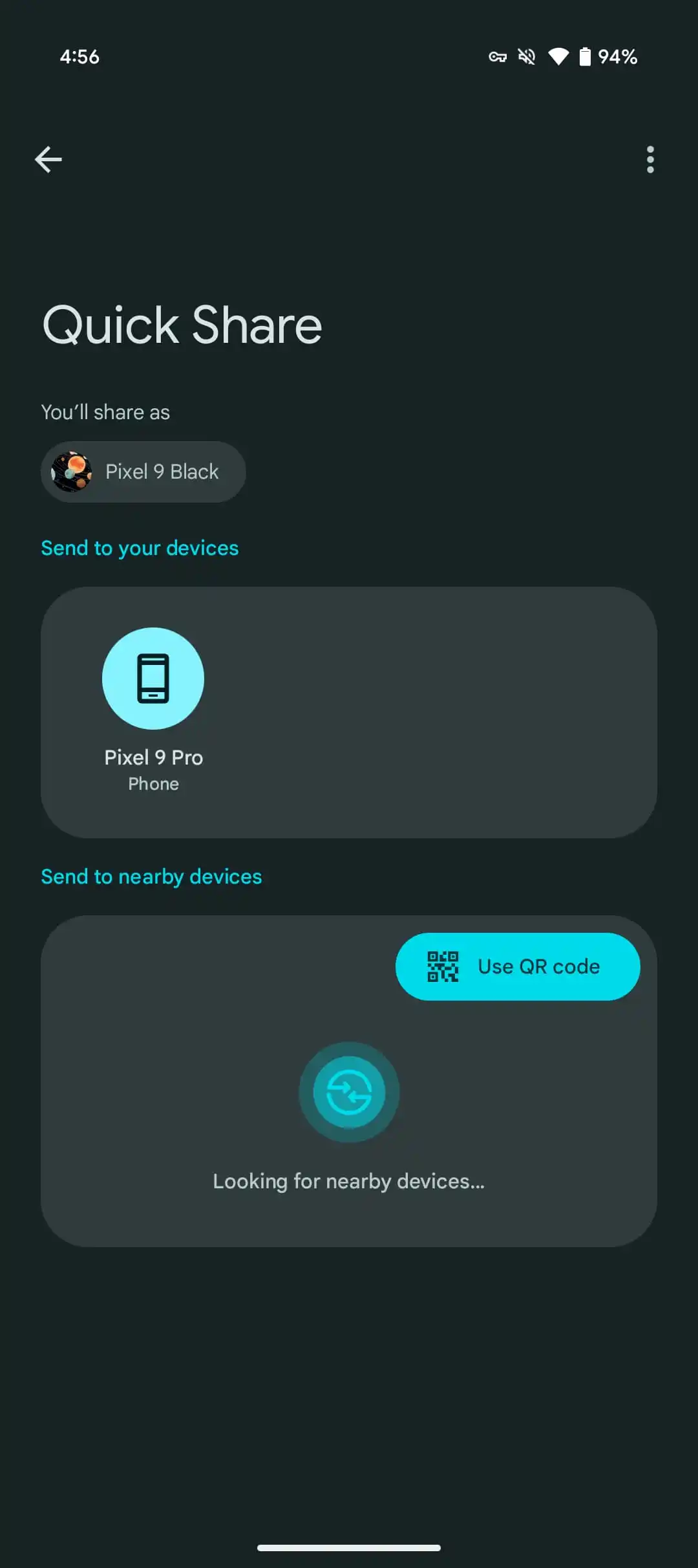 Code QR pour le partage de fichiers dans Quick Share Code QR pour le partage de fichiers dans Quick Share