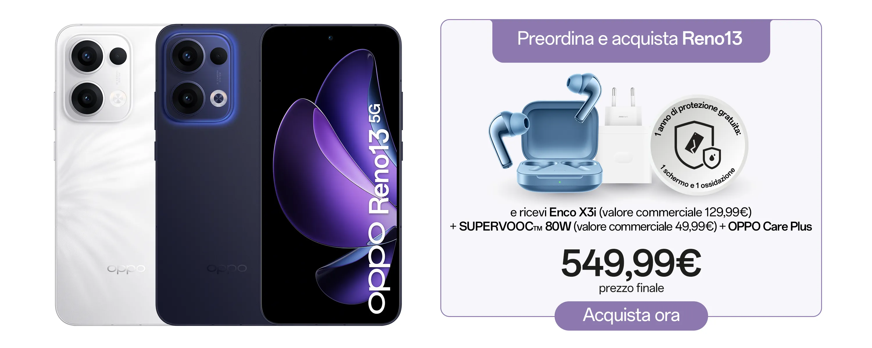 Oppo Reno13 avec offre promotionnelle Oppo Reno13 avec offre promotionnelle