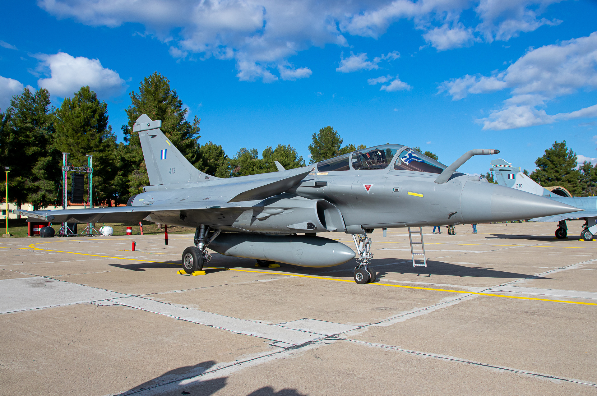 Avion de combat Rafale EG du 331e escadron de l'armée de l'air grecque Avion de combat Rafale EG du 331e escadron de l'armée de l'air grecque