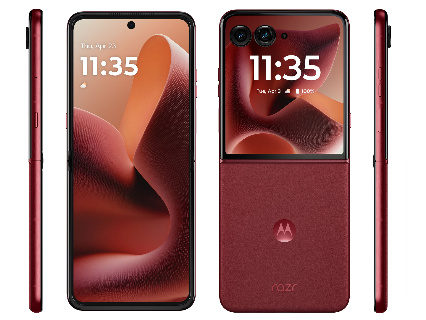 Motorola Razr 60 Ultra dans une nouvelle couleur de face Motorola Razr 60 Ultra dans une nouvelle couleur de face