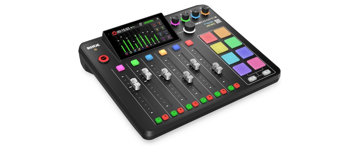 RODECaster Pro II Console de production podcast intégrée RODECaster Pro II Console de production podcast intégrée