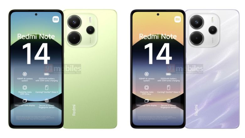Redmi Note 14 4G Renderer Redmi Note 14 4G Renderer
