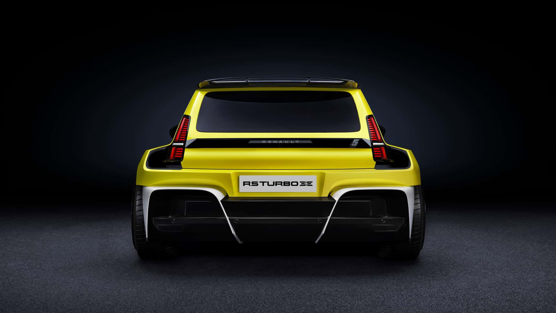 Renault 5 Turbo 3E vue de face Renault 5 Turbo 3E vue de face