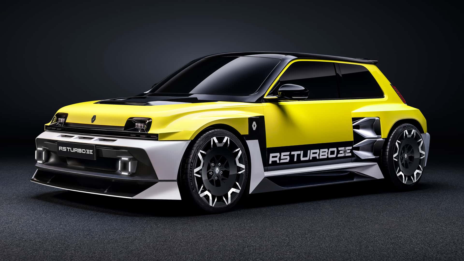 Intérieur de la Renault 5 Turbo 3E Intérieur de la Renault 5 Turbo 3E