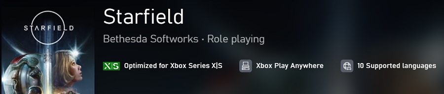 Les acheteurs d'une copie numérique de Starfield auront un accès simultané aux versions Xbox et PC du RPG : le jeu de Bethesda est désormais étiqueté Xbox Play Anywhere sur le Microsoft Store.-2 Les acheteurs d'une copie numérique de Starfield auront un accès simultané aux versions Xbox et PC du RPG : le jeu de Bethesda est désormais étiqueté Xbox Play Anywhere sur le Microsoft Store.-2
