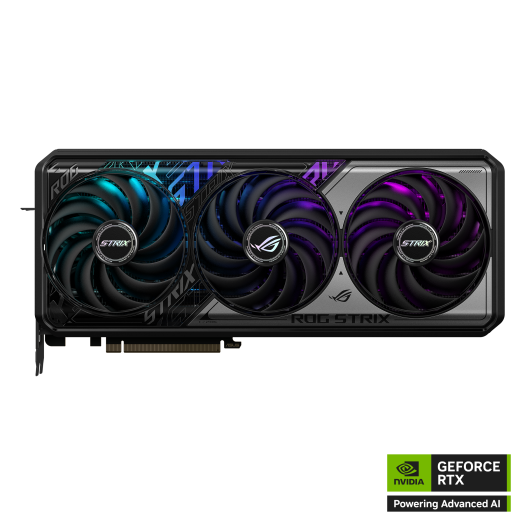 Carte vidéo ROG Strix GeForce RTX 5070 Ti OC Edition. Illustration : ASUS