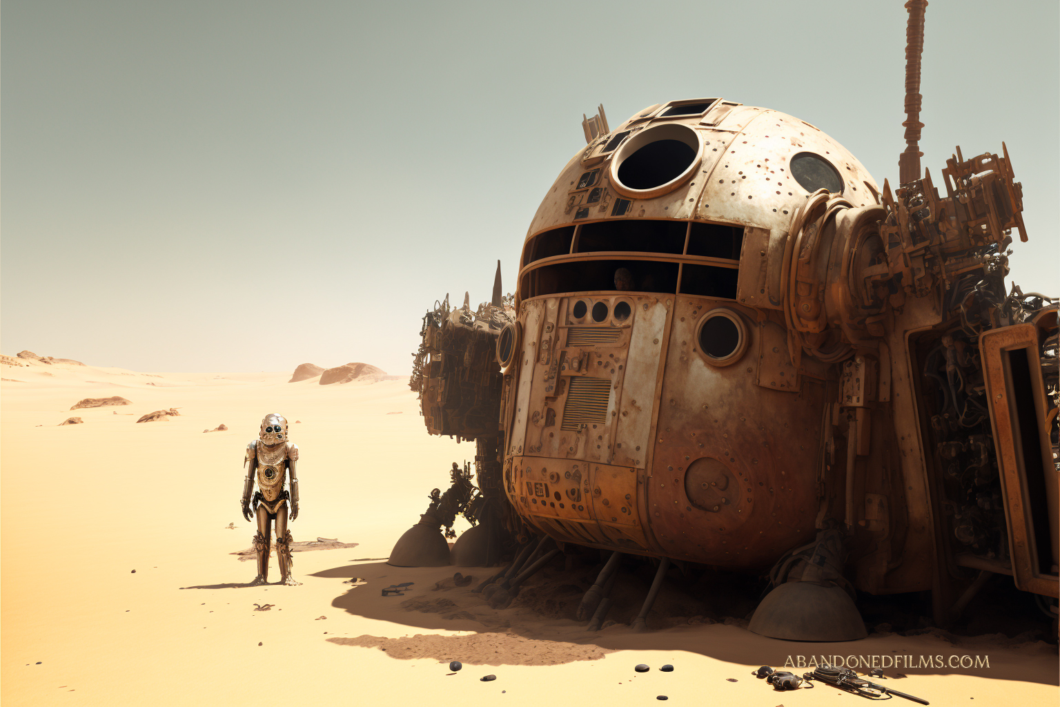 Un réseau neuronal représente des planètes et des personnages emblématiques de Star Wars dans un style steampunk-4 Un réseau neuronal représente des planètes et des personnages emblématiques de Star Wars dans un style steampunk-4