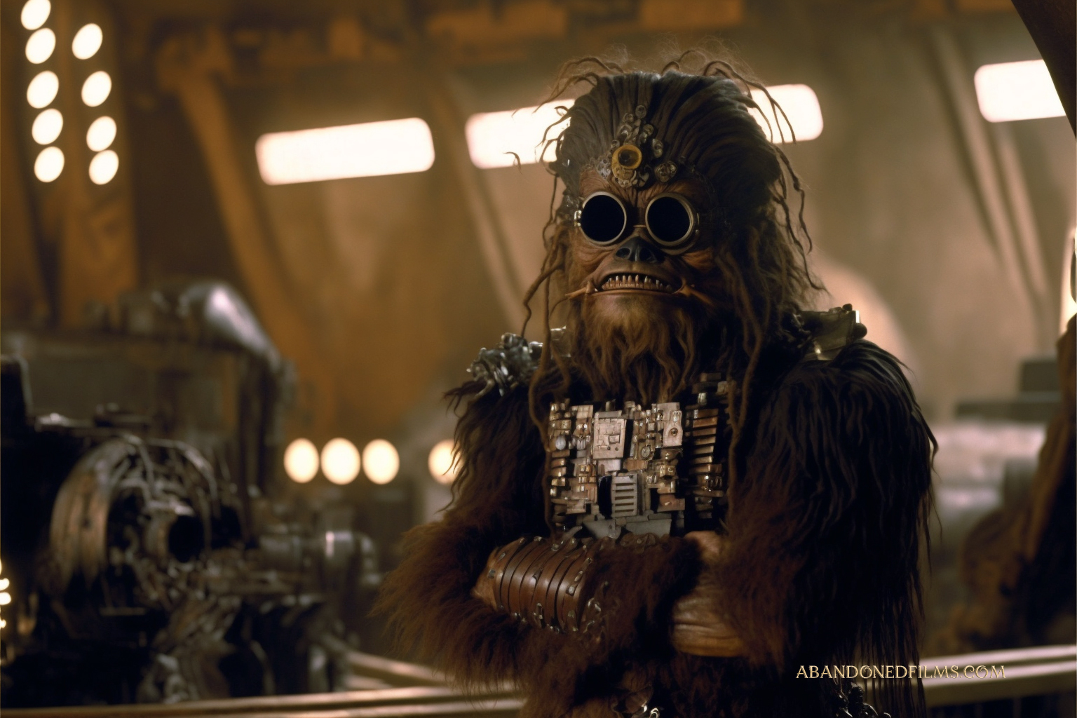 Un réseau neuronal représente des planètes et des personnages emblématiques de Star Wars dans un style steampunk-5 Un réseau neuronal représente des planètes et des personnages emblématiques de Star Wars dans un style steampunk-5