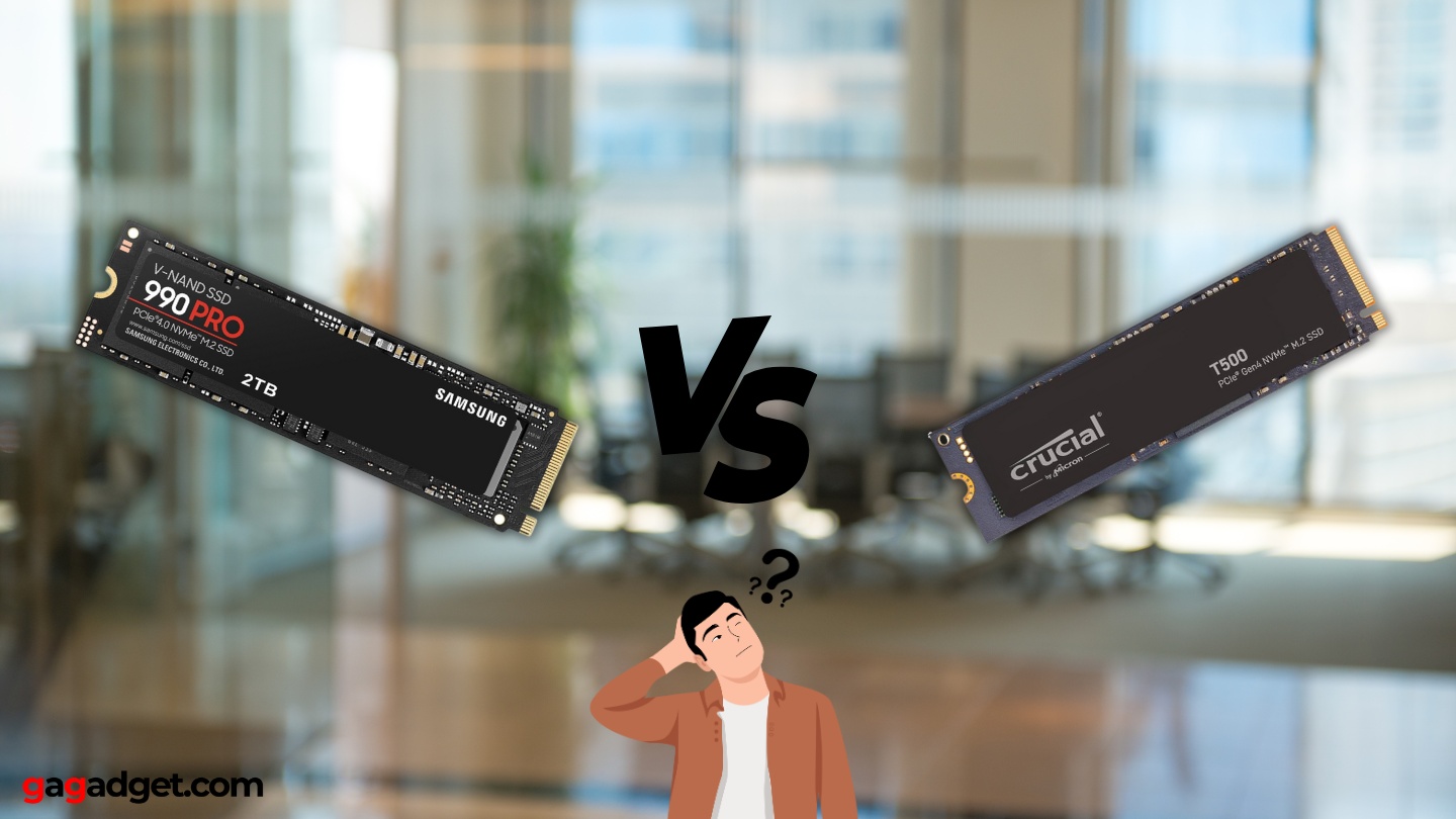Comparaison entre le 990 Pro et le T500 Comparaison entre le 990 Pro et le T500