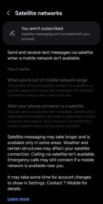 Configurer les messages texte par satellite sur le Galaxy S24 Ultra Configurer les messages texte par satellite sur le Galaxy S24 Ultra