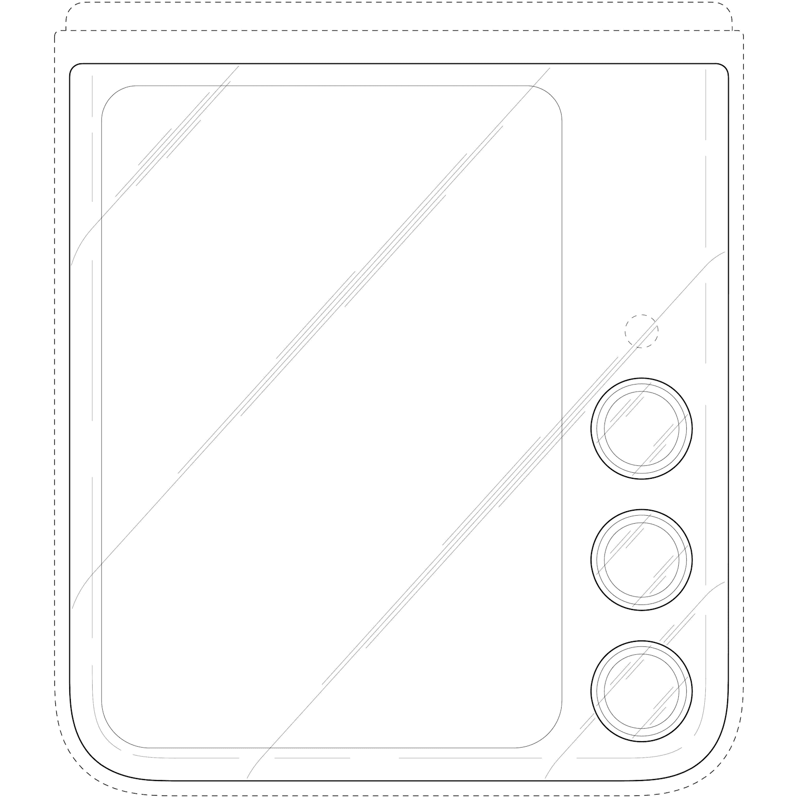 Vue de face du Samsung Galaxy Z Flip 7 avec téléobjectif Vue de face du Samsung Galaxy Z Flip 7 avec téléobjectif