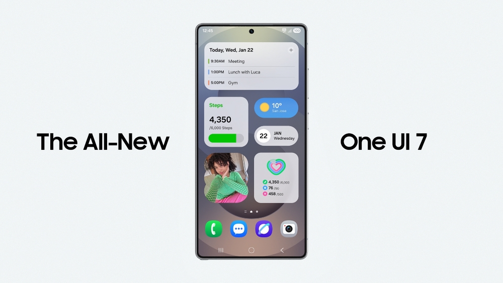 Graphique montrant la mise à jour de One UI 7 pour Samsung Graphique montrant la mise à jour de One UI 7 pour Samsung
