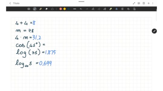 Solveur de mathématiques dans Samsung Notes Exemple de fonctionnement de Math Solver dans Samsung Notes