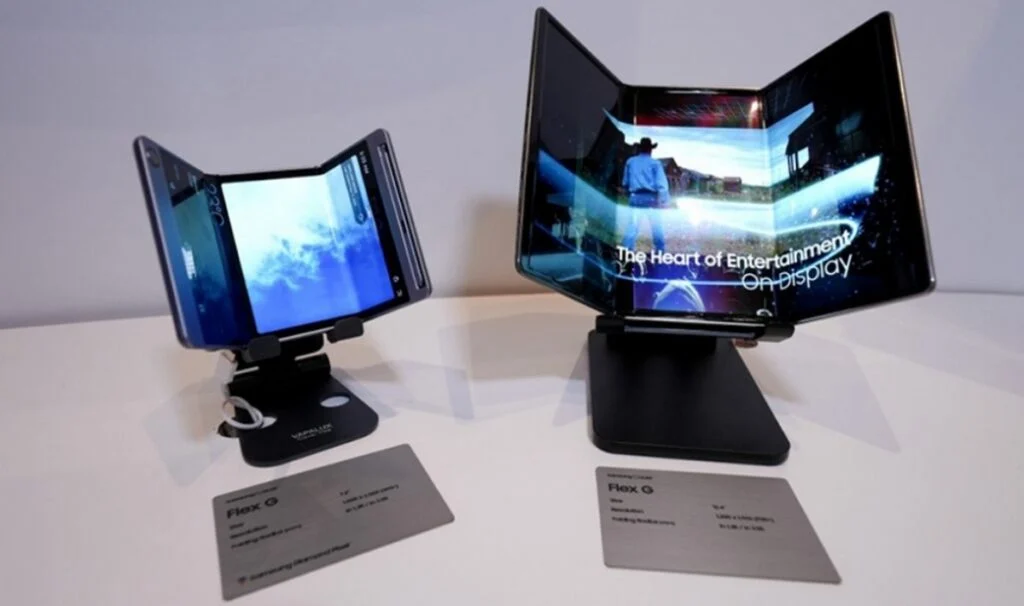 Le concept d'un smartphone triple