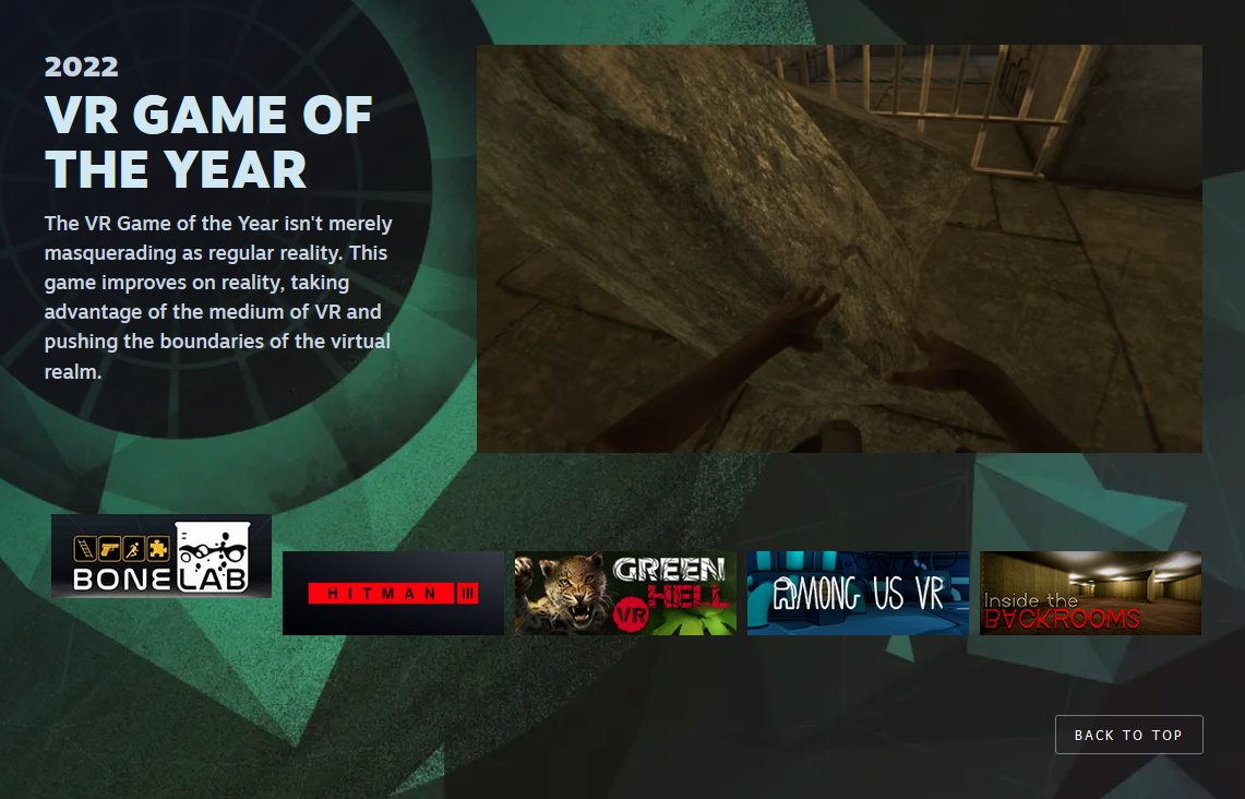 Valve a présenté les 11 nominations de la cérémonie des Steam Awards, dont : "Jeu de l'année", "Meilleure histoire", "Meilleure bande sonore", etc.-3 Valve a présenté les 11 nominations de la cérémonie des Steam Awards, dont : "Jeu de l'année", "Meilleure histoire", "Meilleure bande sonore", etc.-3