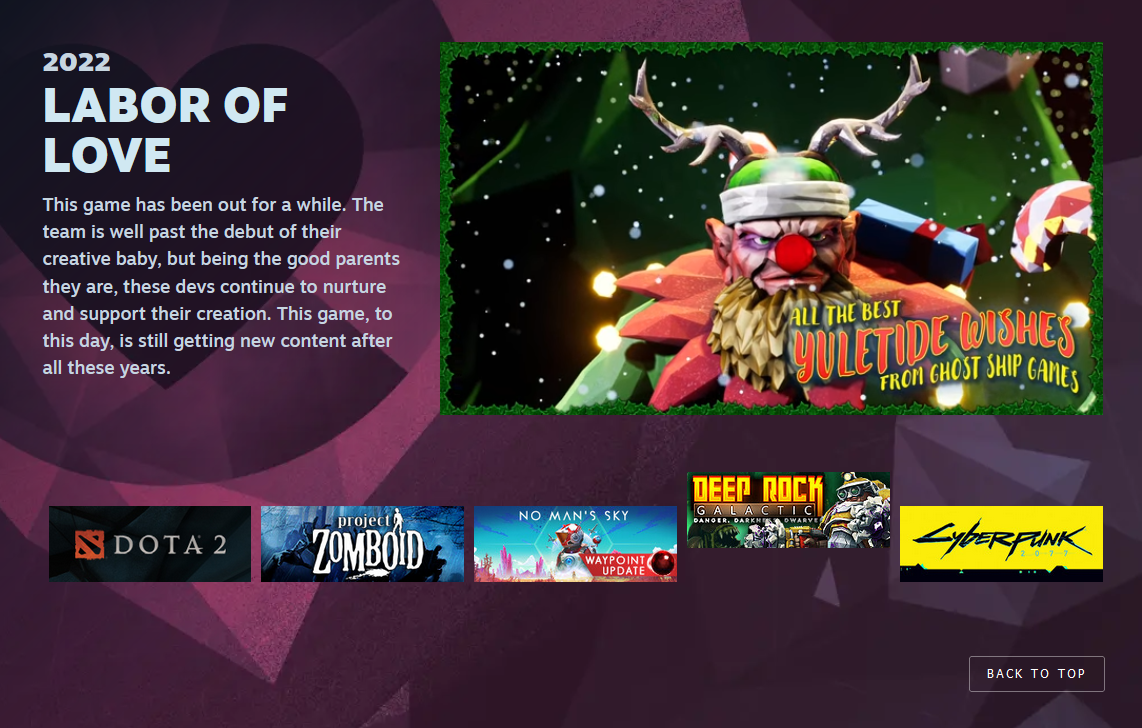 Valve a présenté les 11 nominations de la cérémonie des Steam Awards, dont : "Jeu de l'année", "Meilleure histoire", "Meilleure bande sonore", etc.-4 Valve a présenté les 11 nominations de la cérémonie des Steam Awards, dont : "Jeu de l'année", "Meilleure histoire", "Meilleure bande sonore", etc.-4