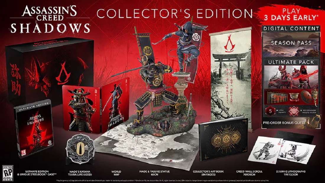 Ubisoft a dévoilé une édition collector de luxe d'Assassin's Creed Shadows : les fans de la franchise ne pourront pas passer à côté. Ubisoft a dévoilé une édition collector de luxe d'Assassin's Creed Shadows : les fans de la franchise ne pourront pas passer à côté.