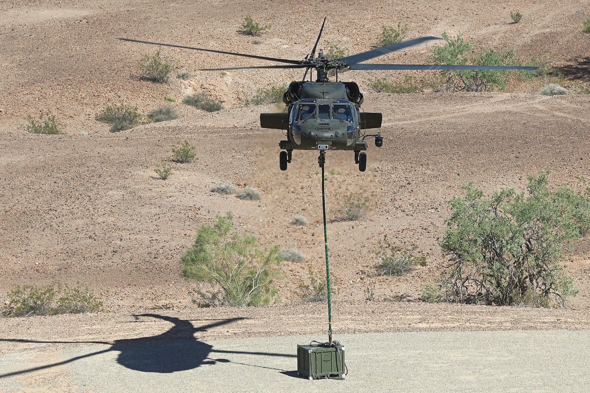 Un hélicoptère sans pilote Sikorsky UH-60M Black Hawk lors de l'exercice Convergence 2022. Illustration : Lockheed Martin