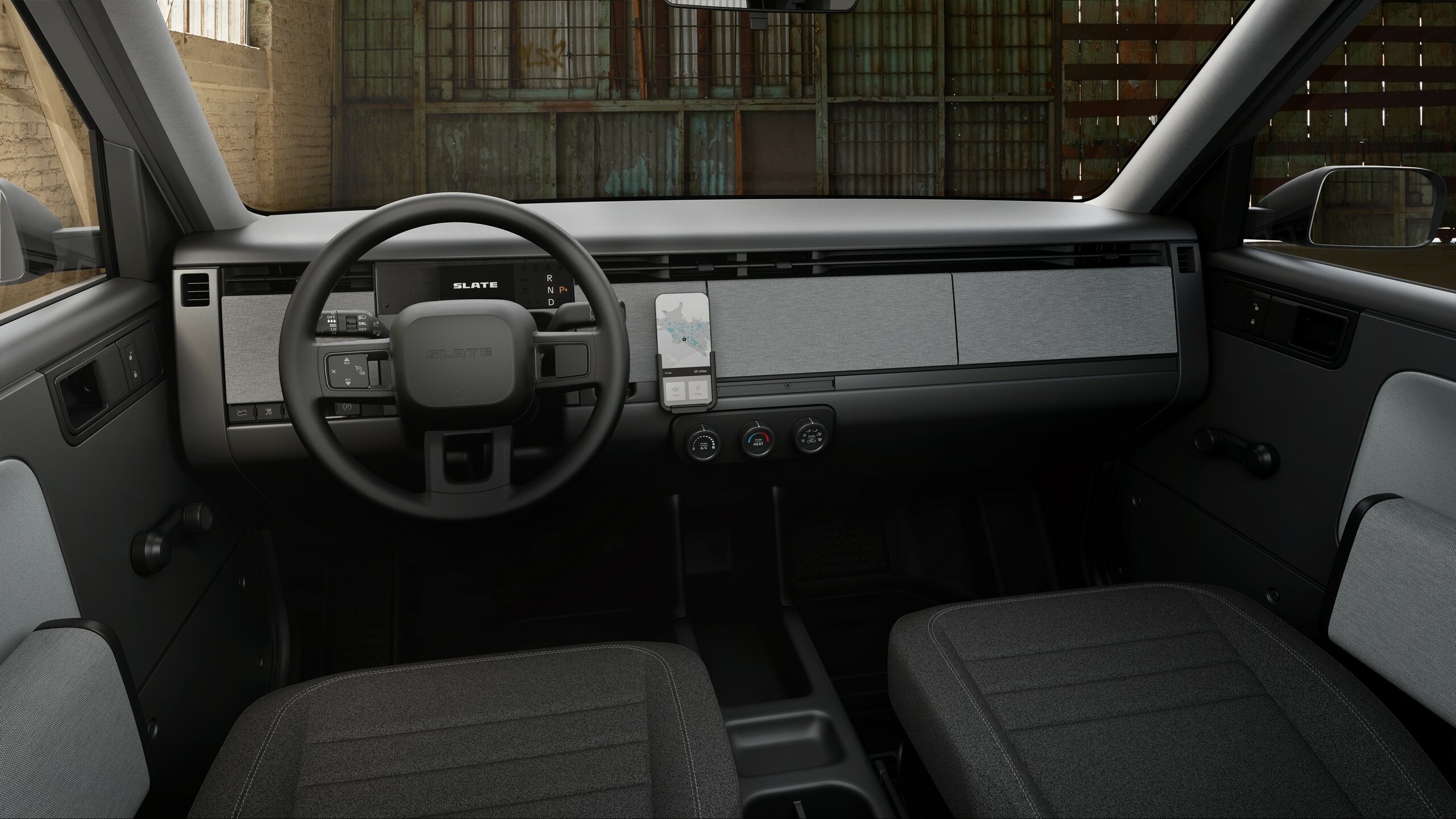 Intérieur Slate EV Intérieur du pickup électrique Slate