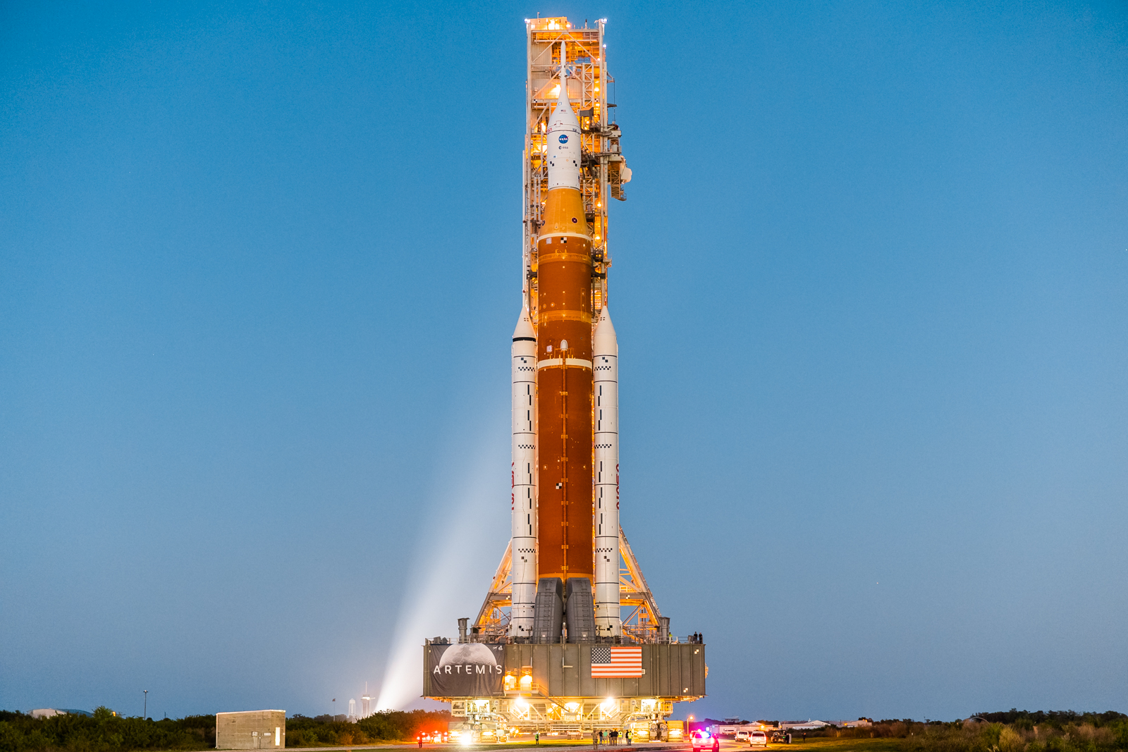 La NASA enverra une fusée Space Launch System sur le pas de tir cette semaine, et le lancement est prévu pour le 14 novembre. La NASA enverra une fusée Space Launch System sur le pas de tir cette semaine, et le lancement est prévu pour le 14 novembre.