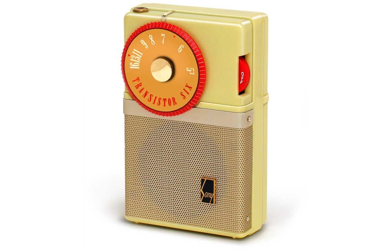 La première radio de poche Sony TR-63