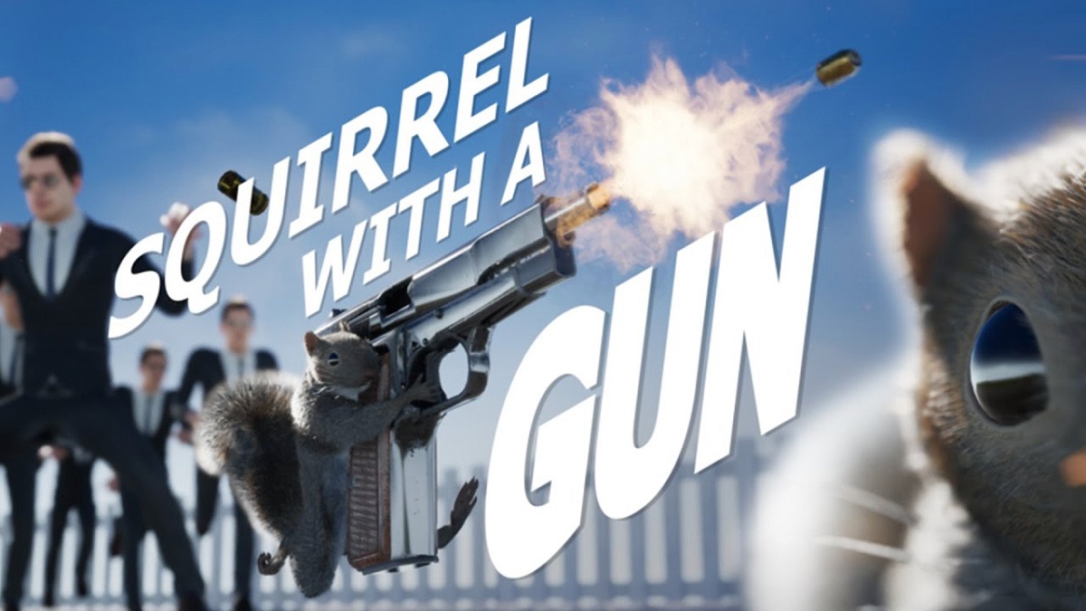 Un écureuil fou s'échappe d'un laboratoire biologique : 14 minutes de gameplay de l'amusant jeu d'action-plateforme Squirrel with a Gun sont présentées. Un écureuil fou s'échappe d'un laboratoire biologique : 14 minutes de gameplay de l'amusant jeu d'action-plateforme Squirrel with a Gun sont présentées.