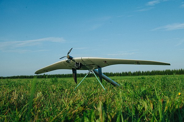Le drone Supercam S350. Illustration : Wikipédia UAV Supercam S350