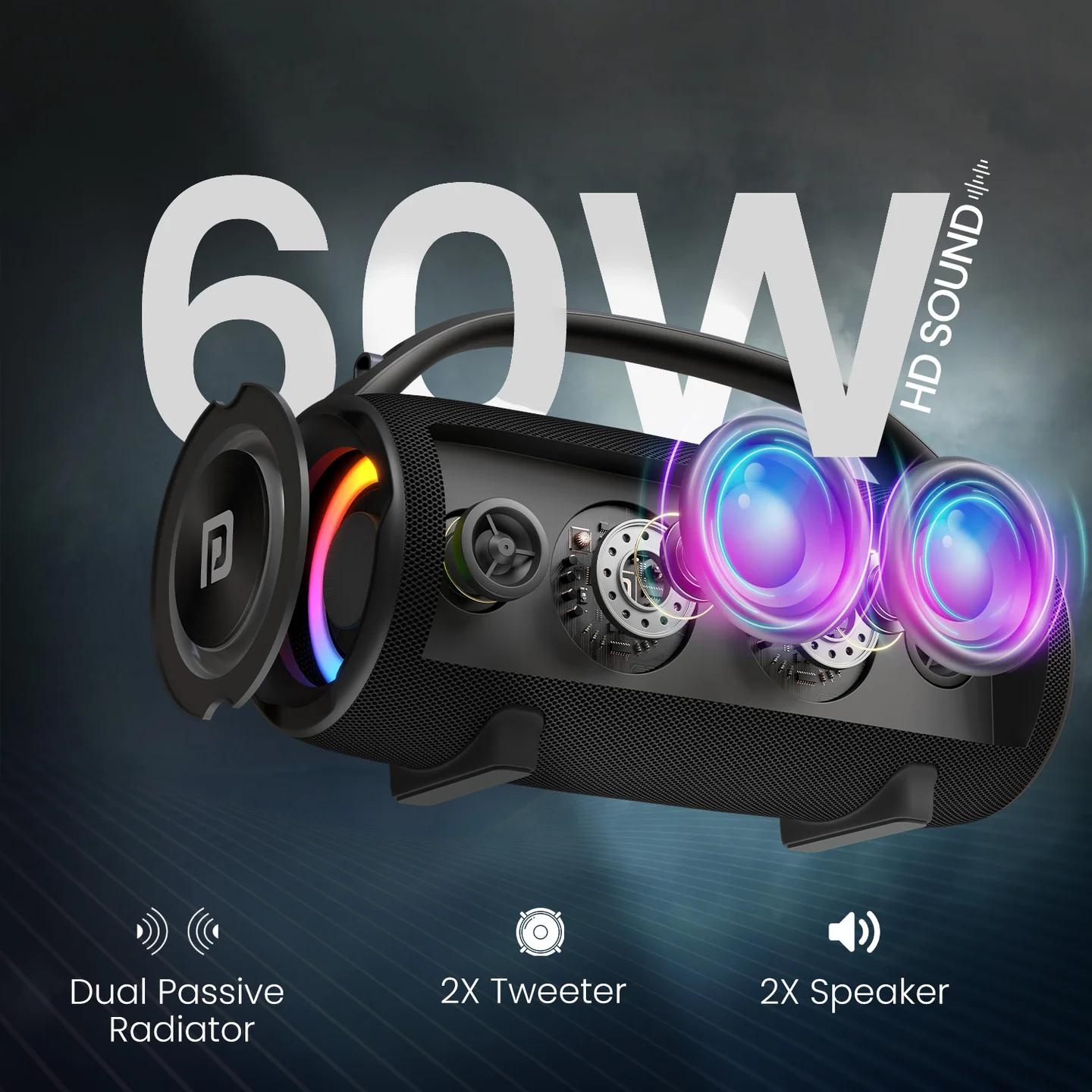 Thunder 2.0 Wireless Portable Party Speaker Thunder 2.0 Wireless Portable Party Speaker