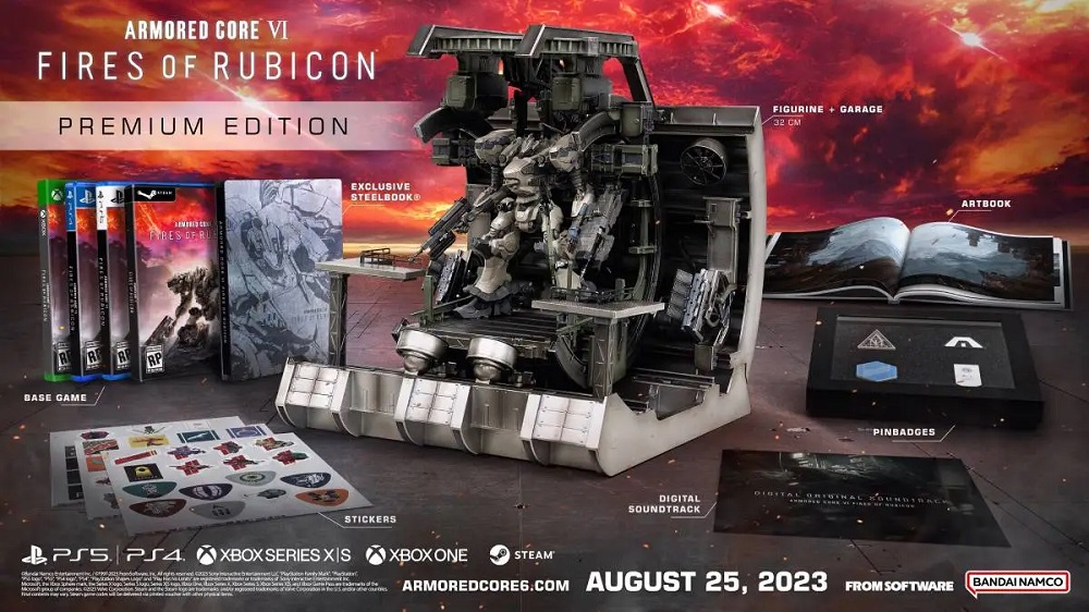 L'édition collector d'Armored Core VI : Fires of Rubicon est désormais disponible. Elle comprend un Mech détaillé, un artbook détaillé et de nombreux bonus.-3 L'édition collector d'Armored Core VI : Fires of Rubicon est désormais disponible. Elle comprend un Mech détaillé, un artbook détaillé et de nombreux bonus.-3
