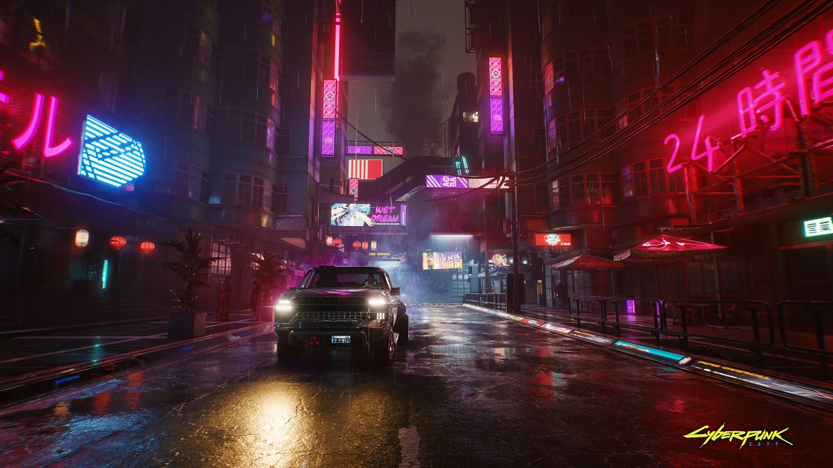 CD Projekt Red a publié un fond d'écran dynamique et atmosphérique pour la série Xbox, qui présente un panorama de la ville nocturne de Cyberpunk 2077. CD Projekt Red a publié un fond d'écran dynamique et atmosphérique pour la série Xbox, qui présente un panorama de la ville nocturne de Cyberpunk 2077.