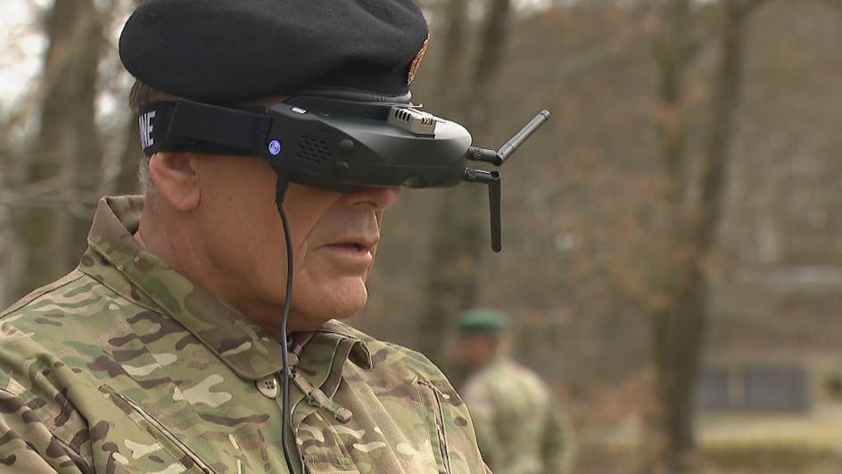 Militaires danois lors d'exercices Militaires danois lors d'exercices