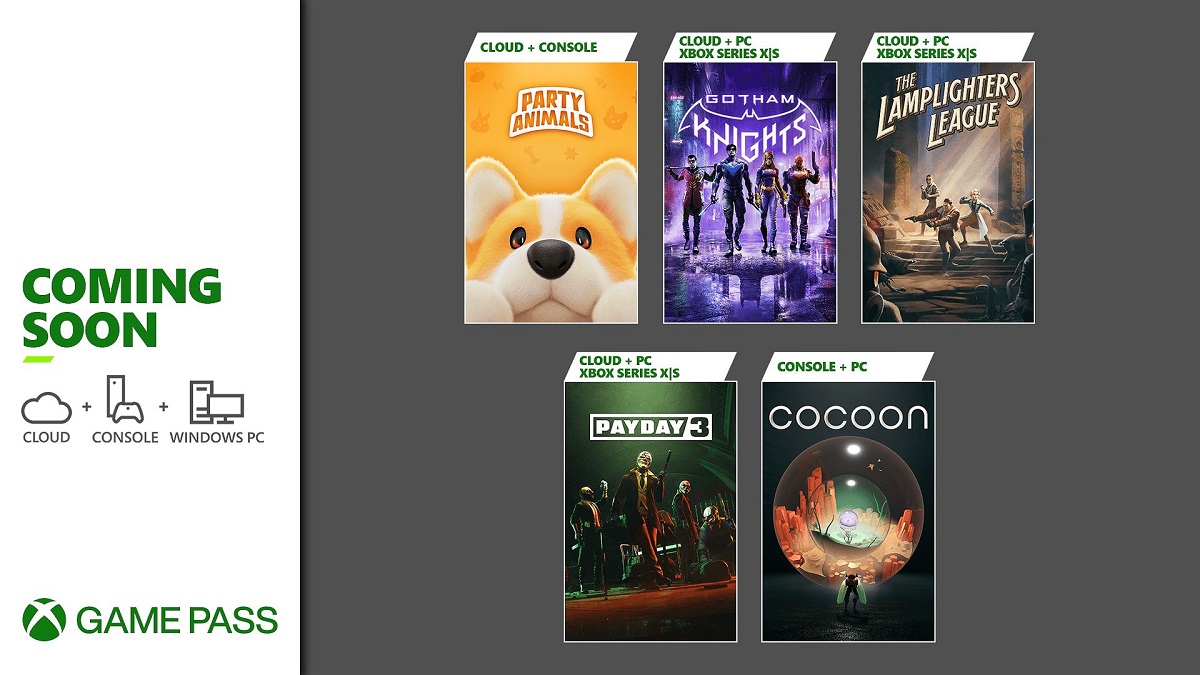 Lies of P, Payday 3 et Gotham Knights - une offre exceptionnelle de Microsoft ! La liste des jeux qui seront disponibles sur le Xbox Game Pass durant la deuxième quinzaine de septembre et début octobre a été publiée.