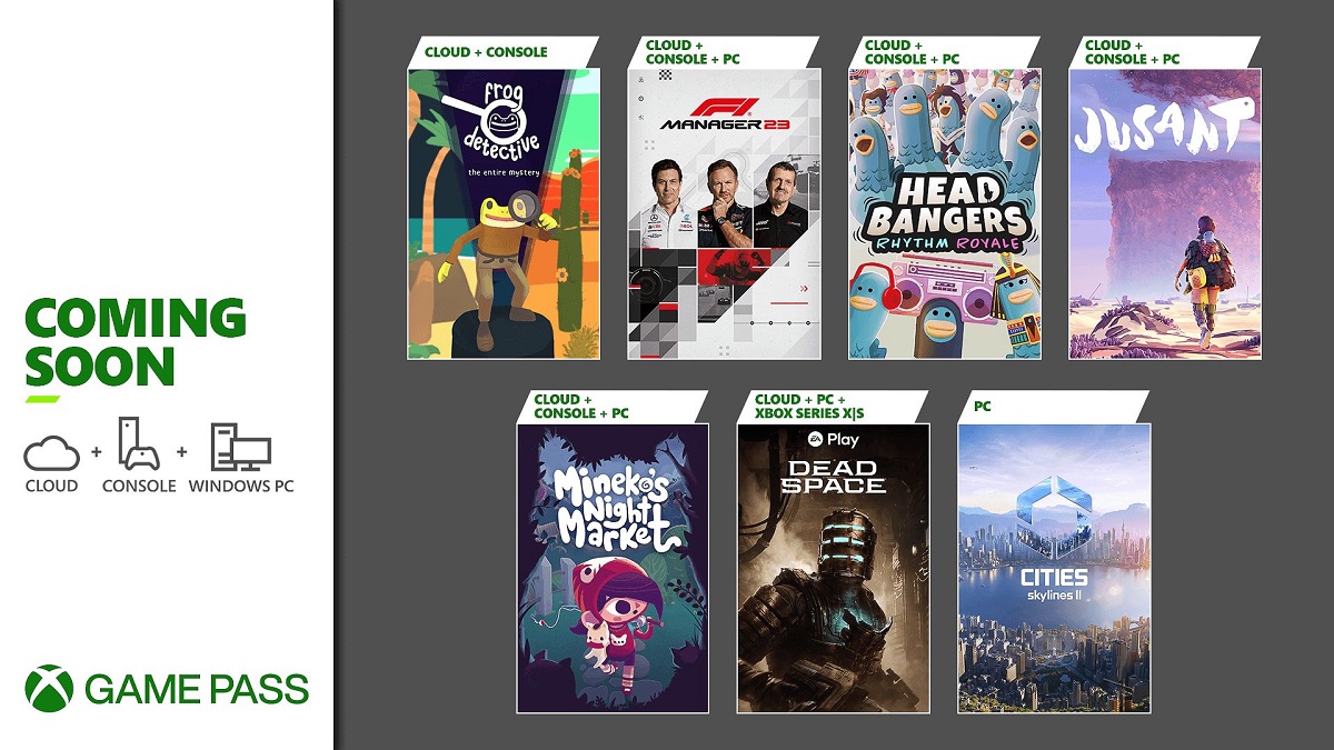 Le remake de Dead Space, Cities : Skylines II, Like a Dragon : Ishin ! et d'autres jeux sympas : la liste des nouveautés du catalogue Xbox Game Pass pour la seconde moitié du mois d'octobre a été publiée. Le remake de Dead Space, Cities : Skylines II, Like a Dragon : Ishin ! et d'autres jeux sympas : la liste des nouveautés du catalogue Xbox Game Pass pour la seconde moitié du mois d'octobre a été publiée.