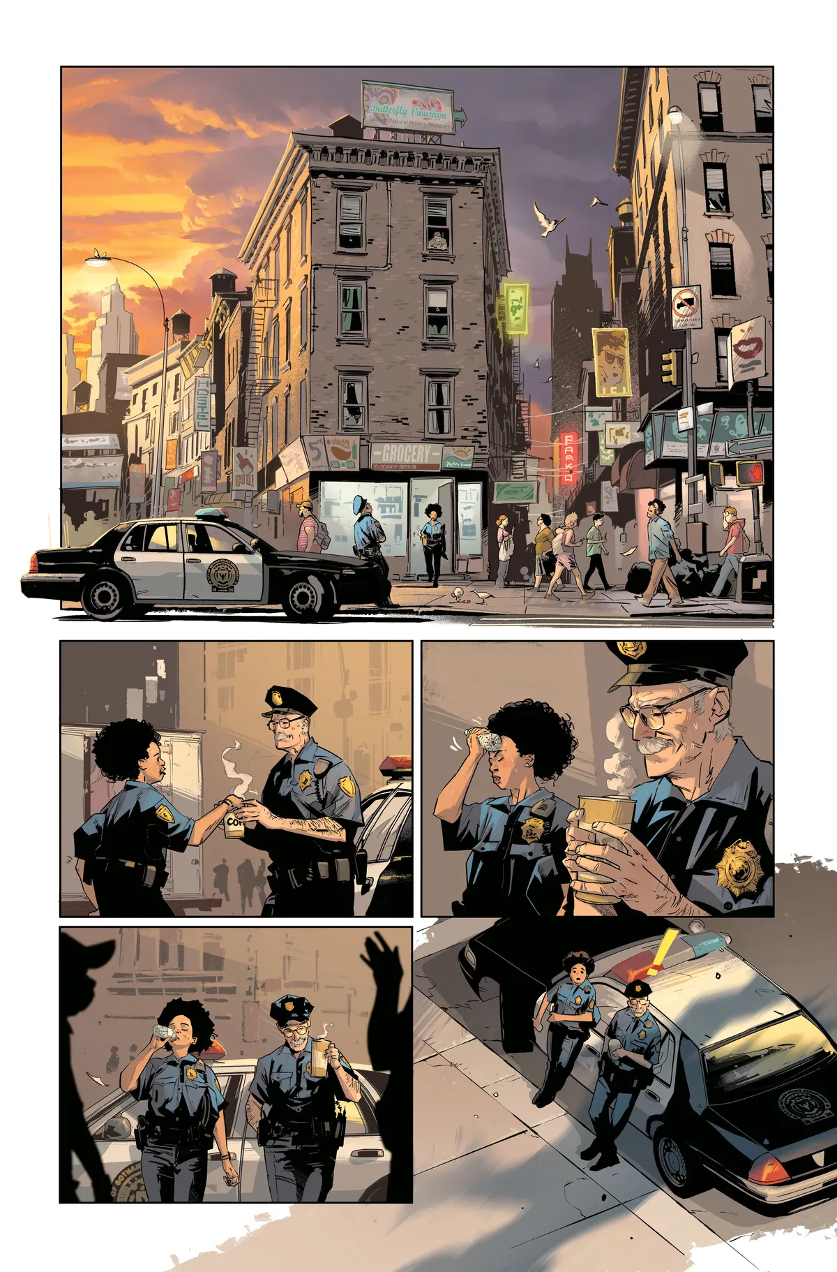 Illustrations pour la bande dessinée Illustrations pour la bande dessinée
