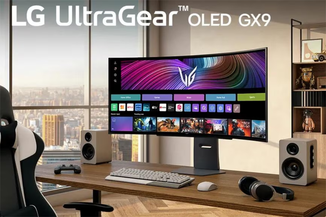 UltraGear OLED 45GX90SA vue de dessous UltraGear OLED 45GX90SA vue de dessous