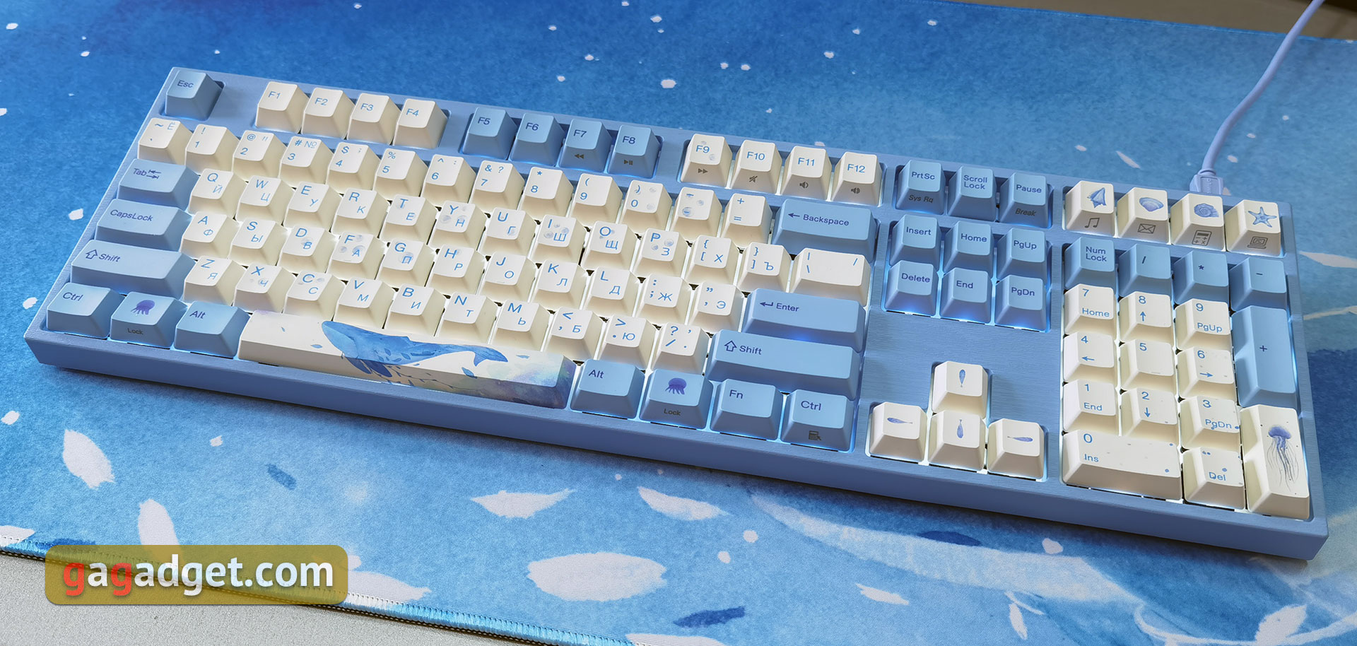Examen du VA108M Sea Melody de Varmilo : un clavier mécanique haut de gamme-8 Examen du VA108M Sea Melody de Varmilo : un clavier mécanique haut de gamme-8
