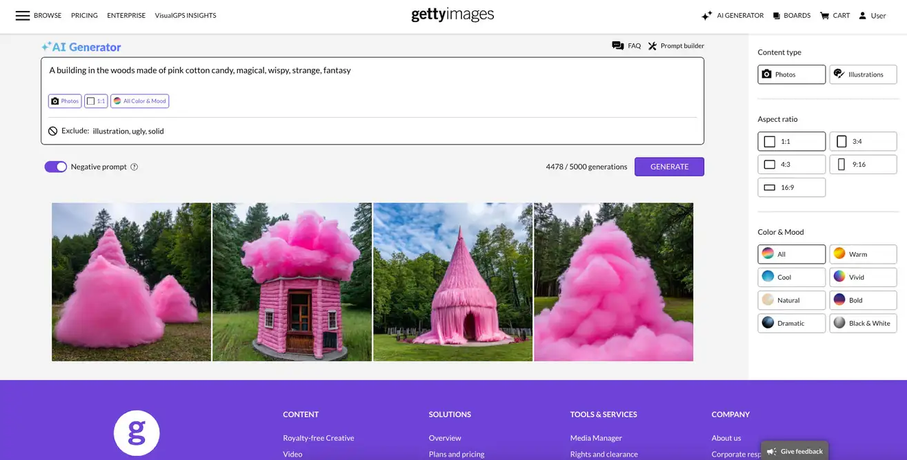 Getty Images a mis en place un générateur d'images pour les contenus sous licence.-2 Getty Images a mis en place un générateur d'images pour les contenus sous licence.-2