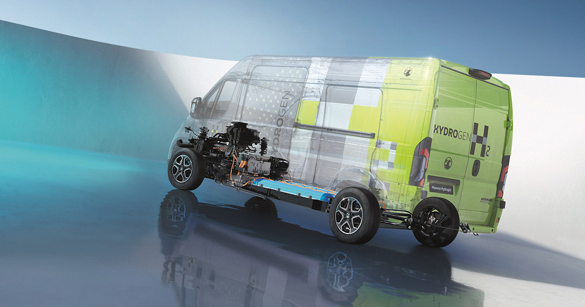Détails du design du Vauxhall Movano Hydrogen Détails du design du Vauxhall Movano Hydrogen