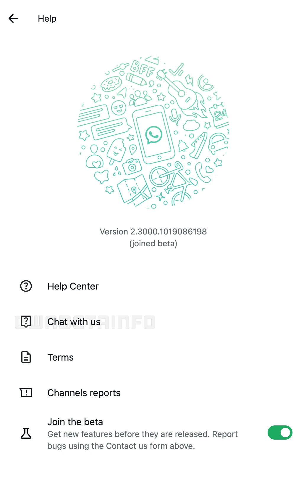 Fonction de prise en charge du chat WhatsApp Illustration de la fonction "Chat avec nous" de WhatsApp