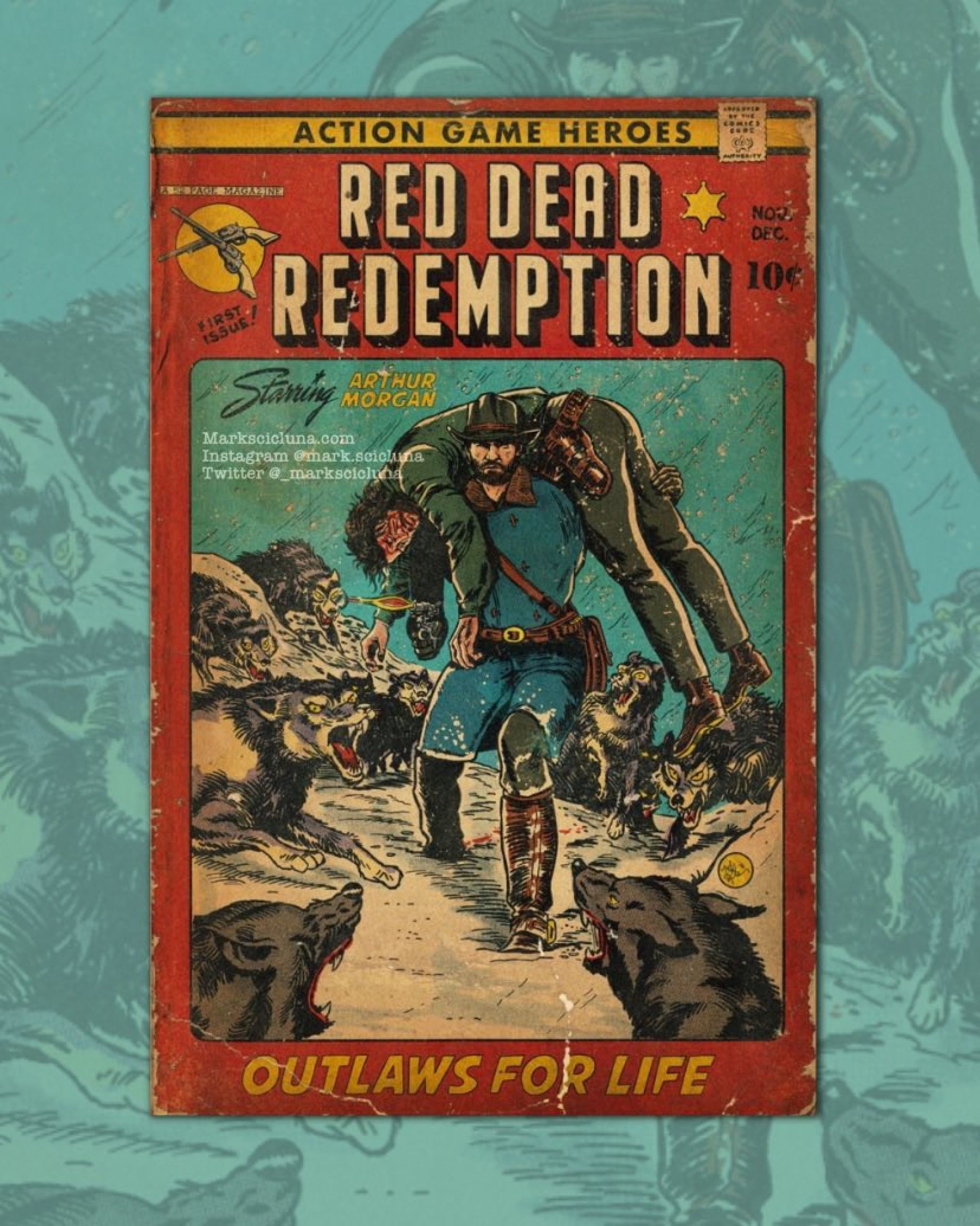 Le résultat est impressionnant : l'ancien illustrateur de Rockstar Games crée des couvertures pour des bandes dessinées rétro sur les jeux vidéo-4