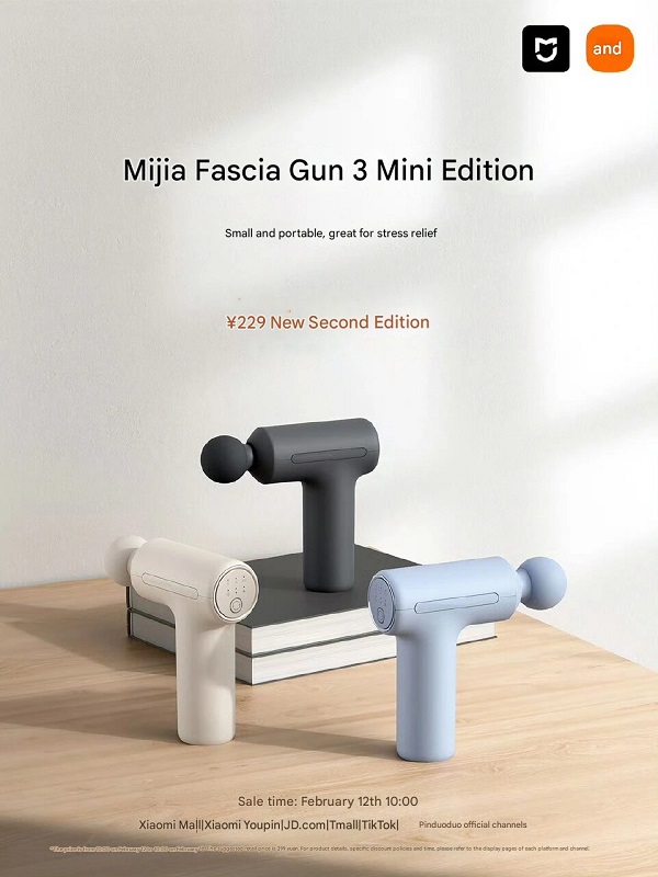 Xiaomi Mijia Fascia Gun 3 Mini Edition - Image 2 Xiaomi Mijia Fascia Gun 3 Mini Edition - Image 2