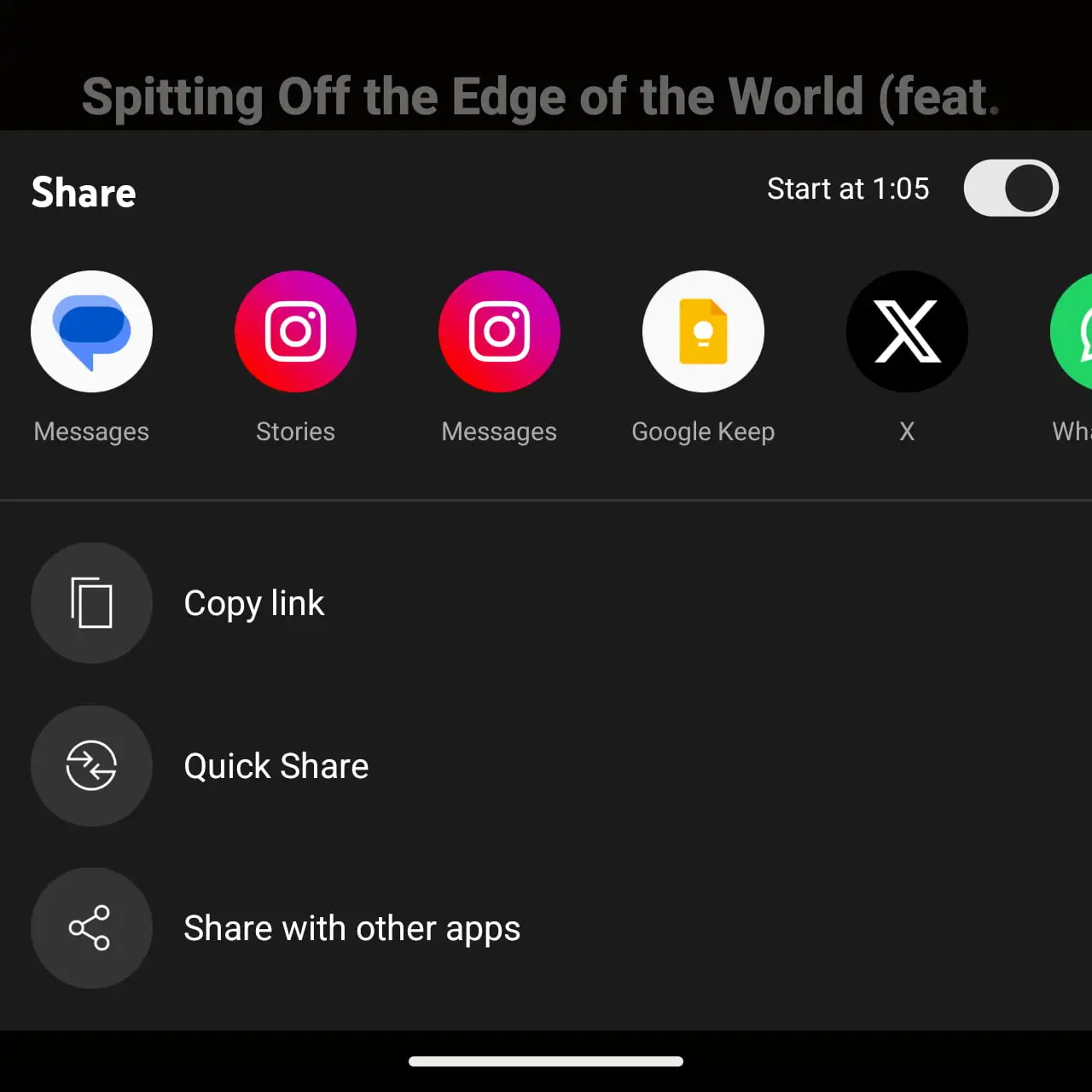 Démonstration de la division des horodatages dans YouTube Music Démonstration de la division des horodatages dans YouTube Music