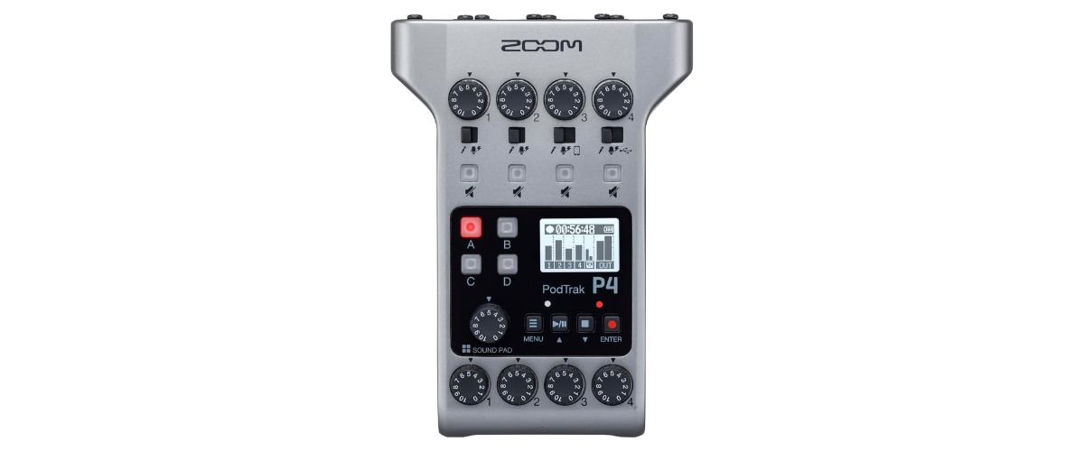 Zoom PodTrak P4 Enregistreur portable de podcasts Zoom PodTrak P4 Enregistreur portable de podcasts